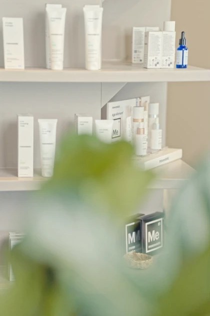 Hudvårdsprodukter på Forma Salong